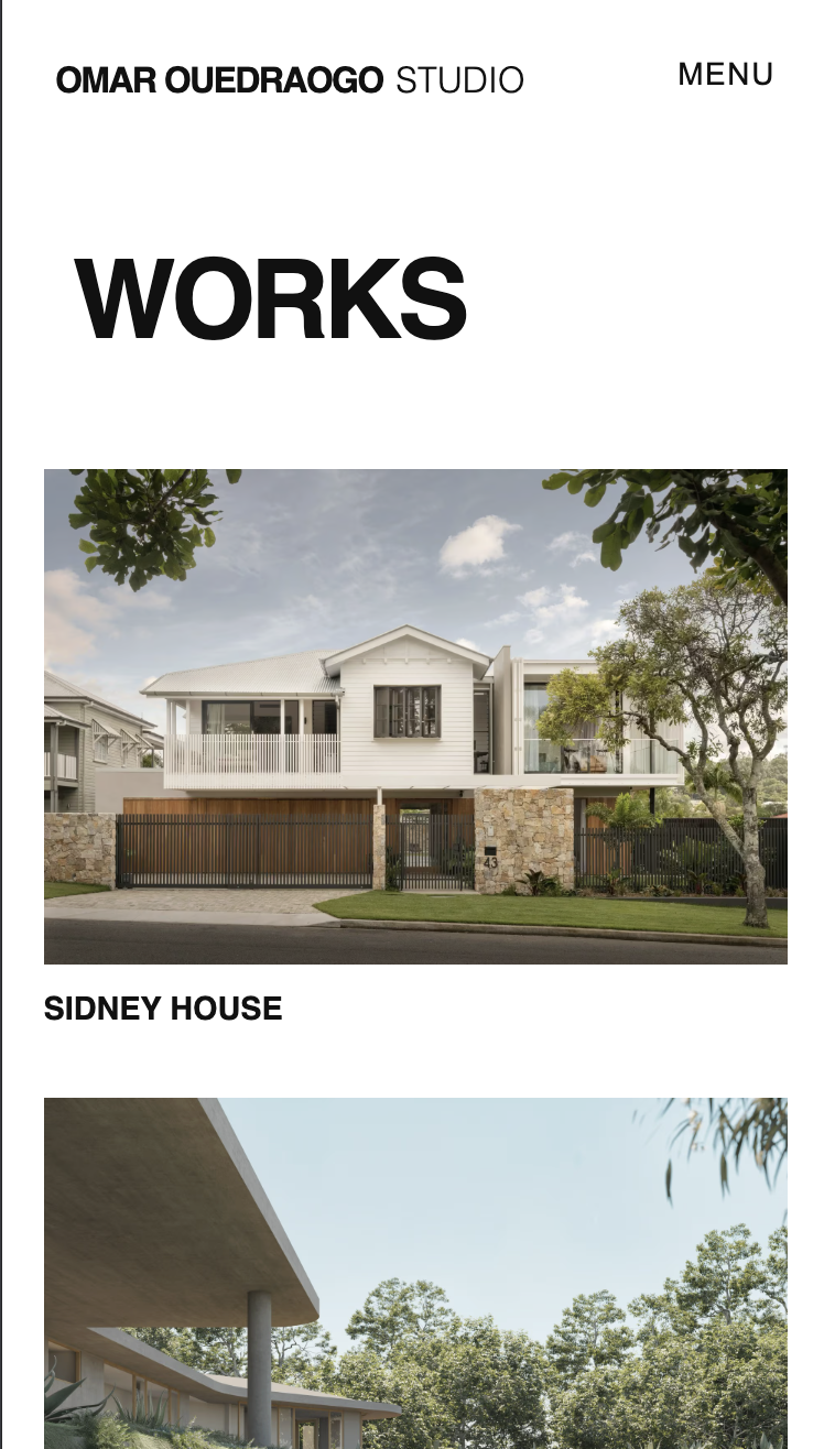 Project detail view focusing on material textures and light play